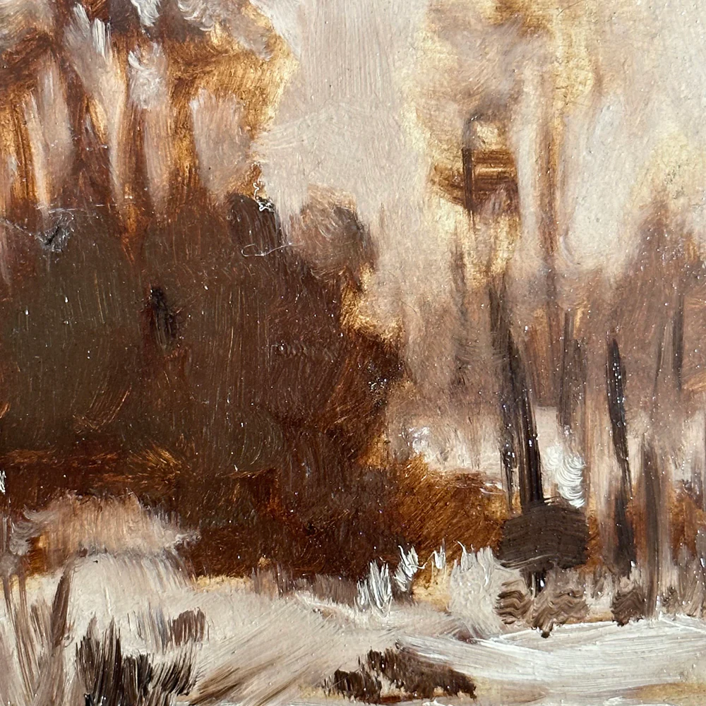 Evert Rabbers Landscape Painting (2364) - Image 3