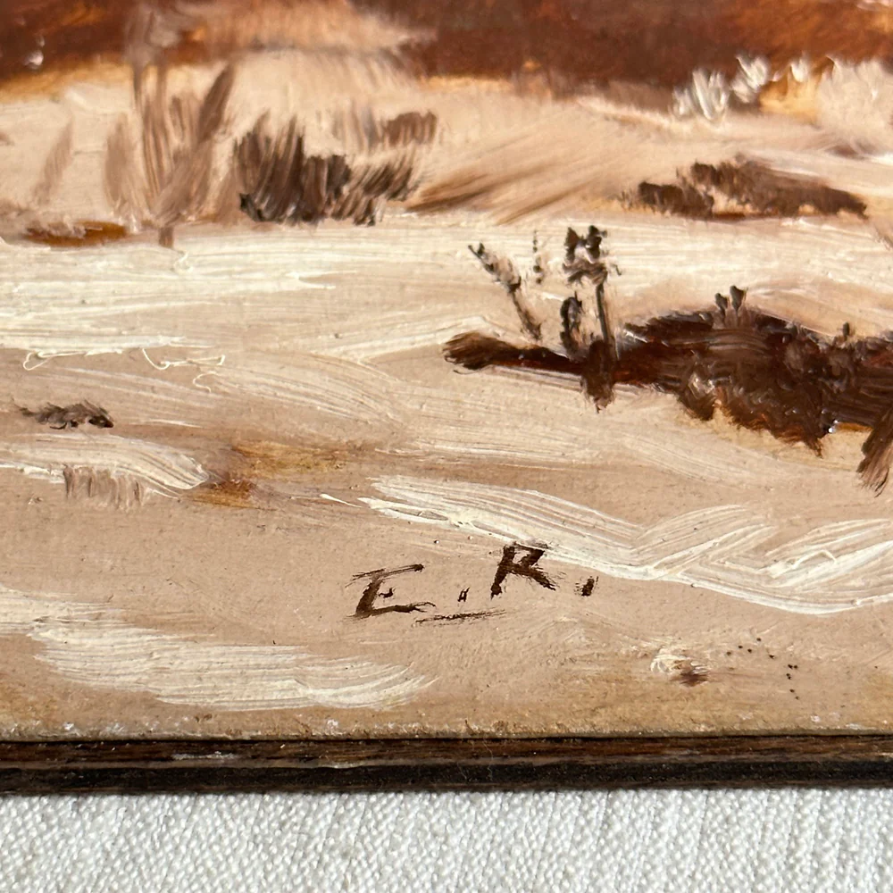 Evert Rabbers Landscape Painting (2364) - Image 5