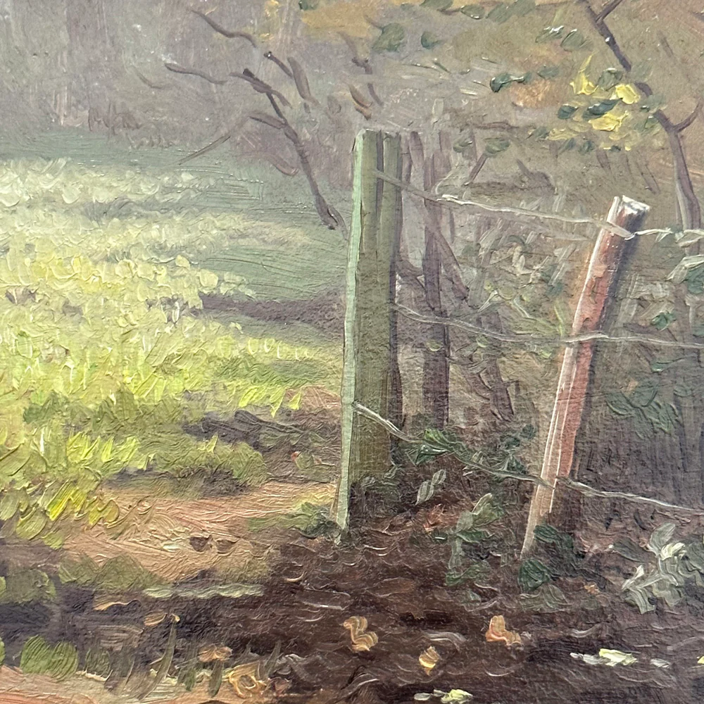 Evert Rabbers Landscape Painting (2373) - Image 2
