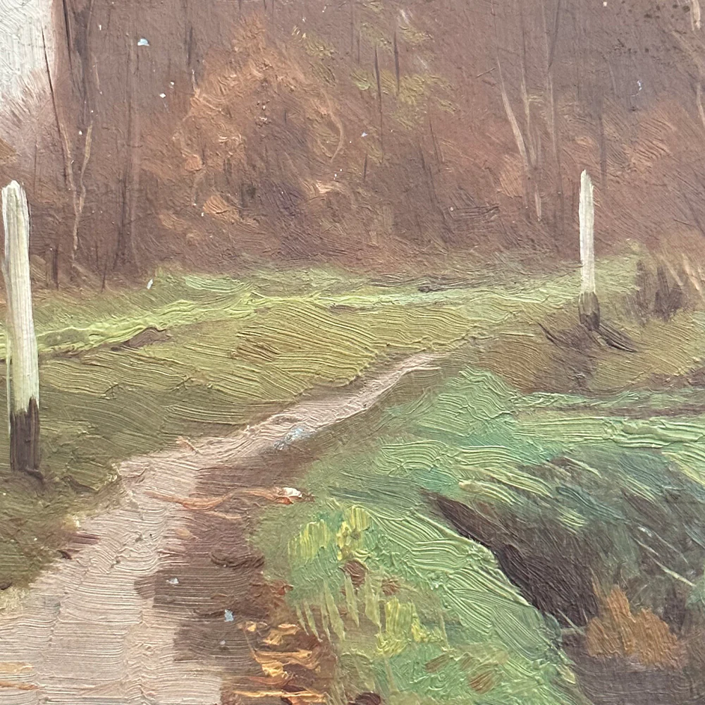 Evert Rabbers Landscape Painting (2377) - Image 2