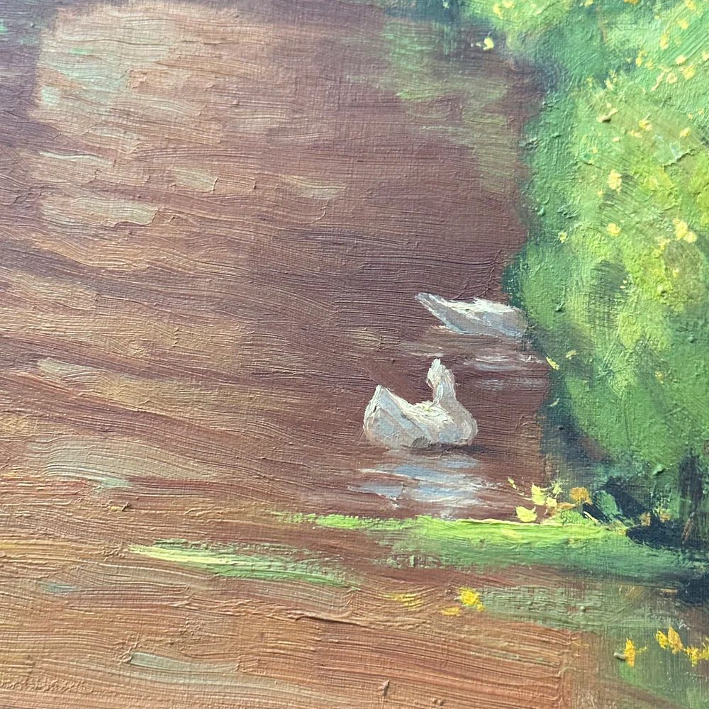 Evert Rabbers Landscape Painting - Image 2