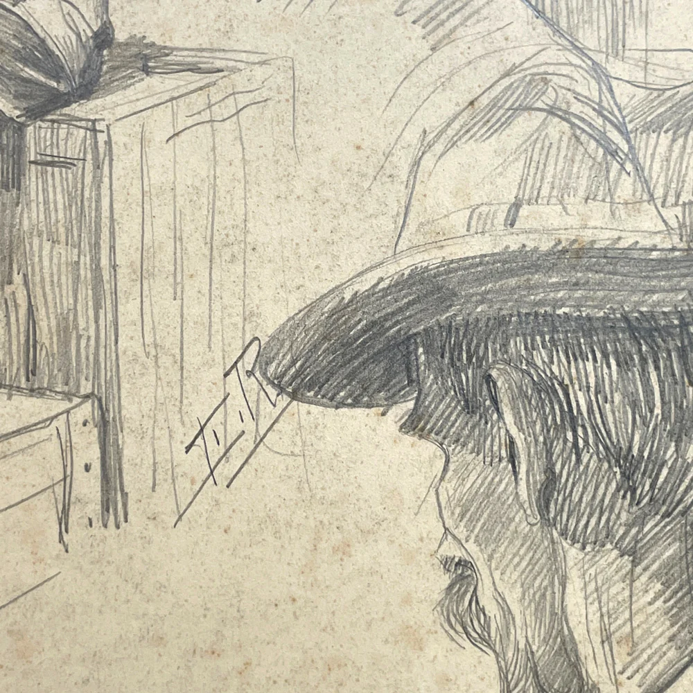 Evert Rabbers Portrait Drawing 222 - Image 2