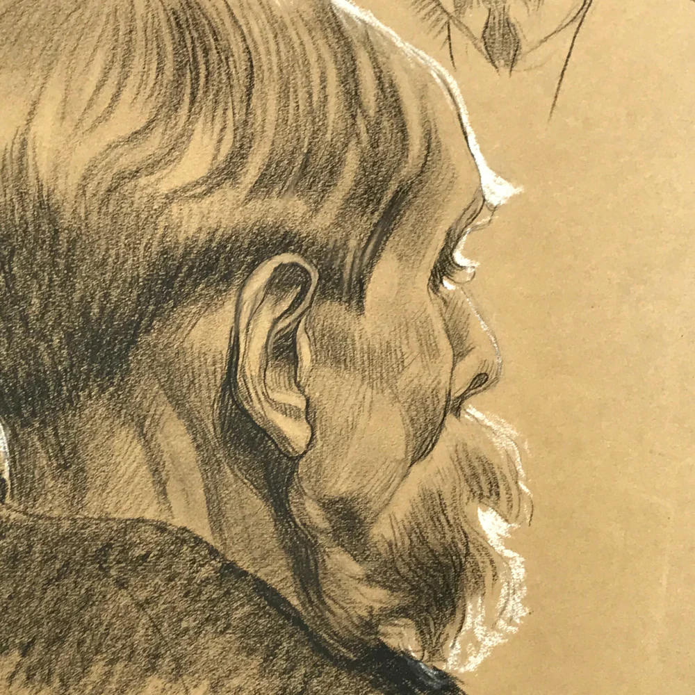 Evert Rabbers Portrait Drawing 37 - Image 2