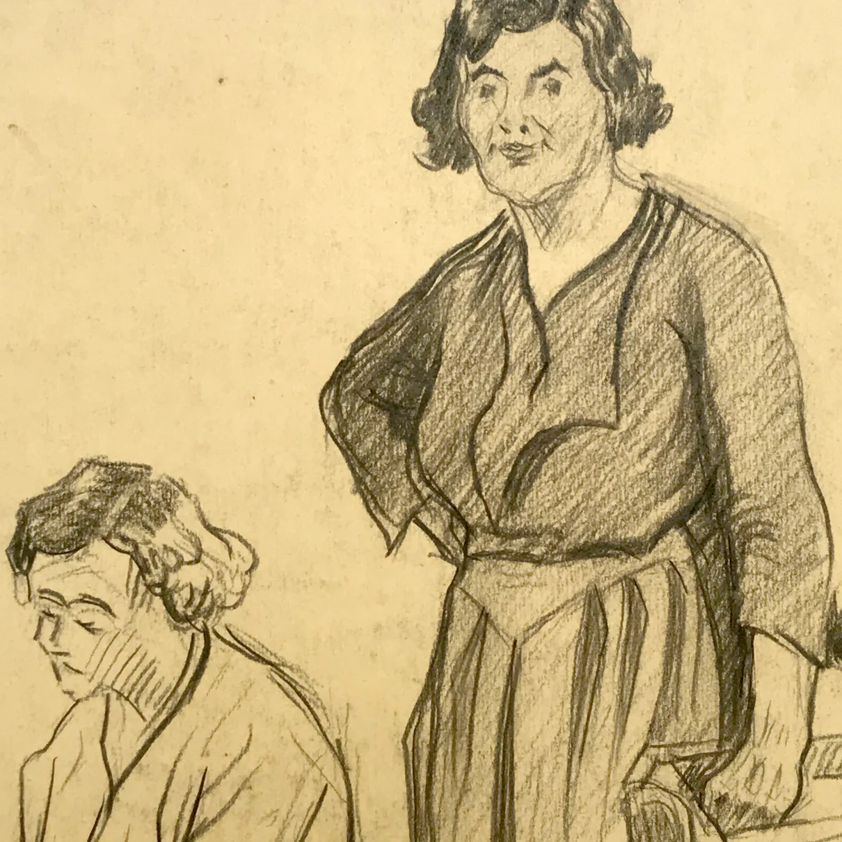 Evert Rabbers Portrait Drawing 53 - Image 2