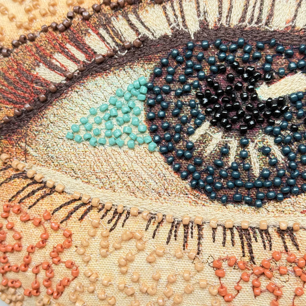 Beaded Eye Cushion - Image 3