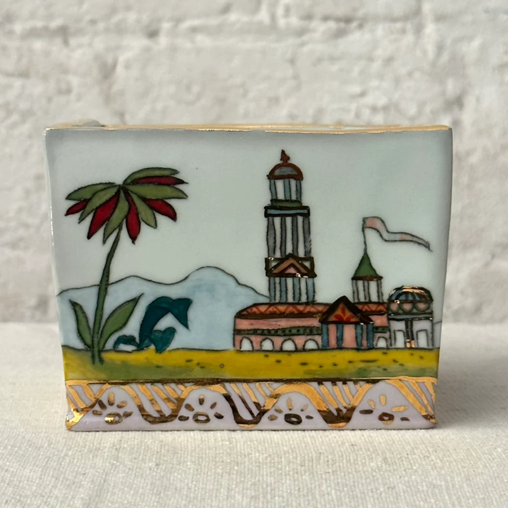 Flower Brick Vase (BC198) - Image 4