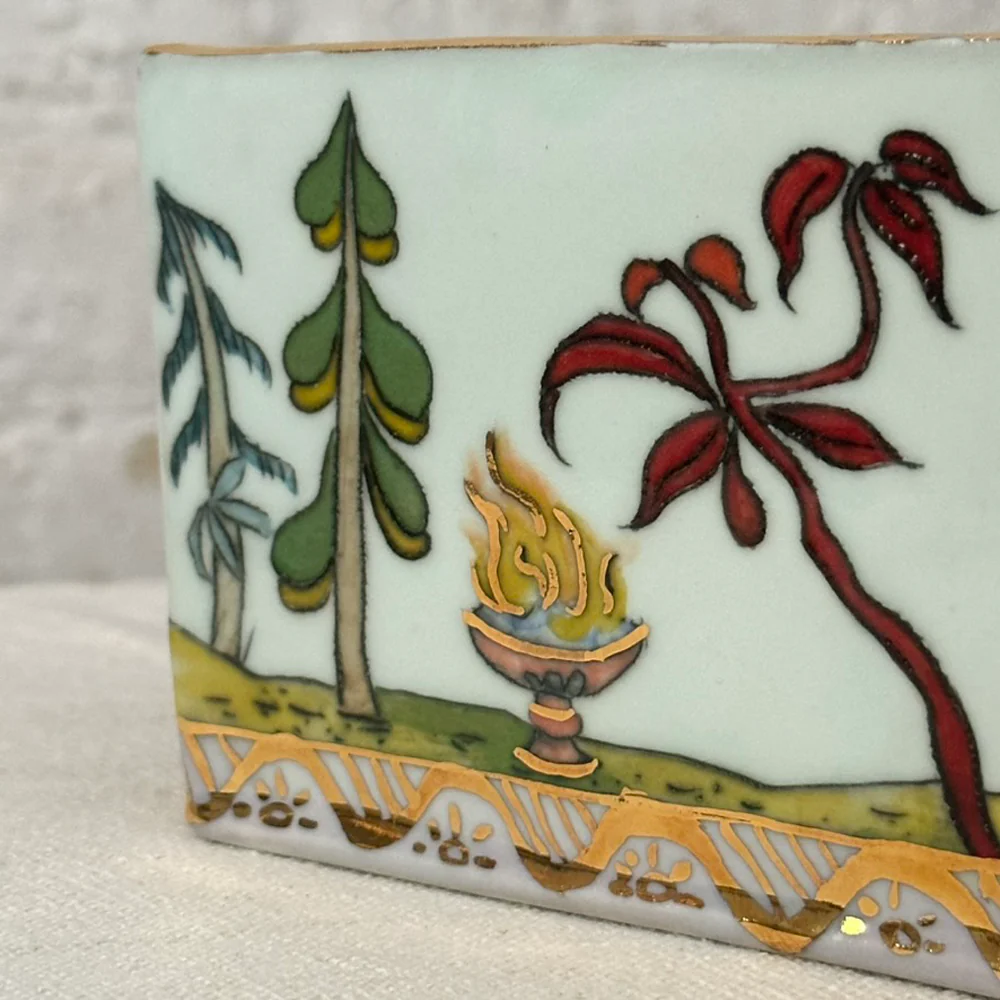 Flower Brick Vase (BC198) - Image 5