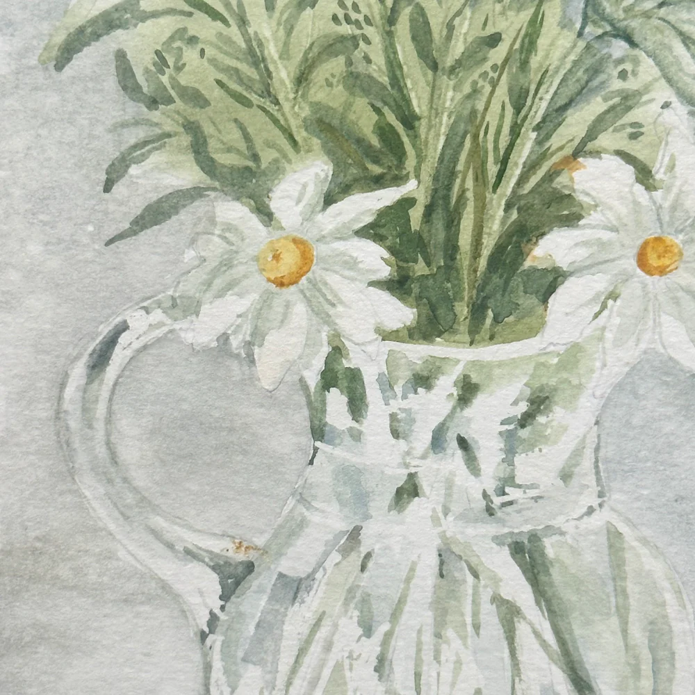"Flowers" Watercolor Painting by Doris Weeks - Image 4