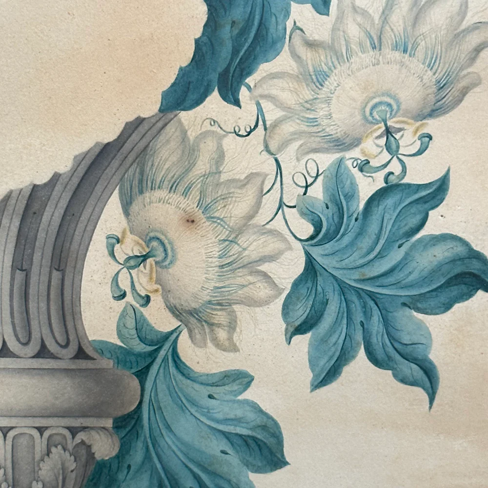 Framed 19th-century British School Floral Print - Image 3