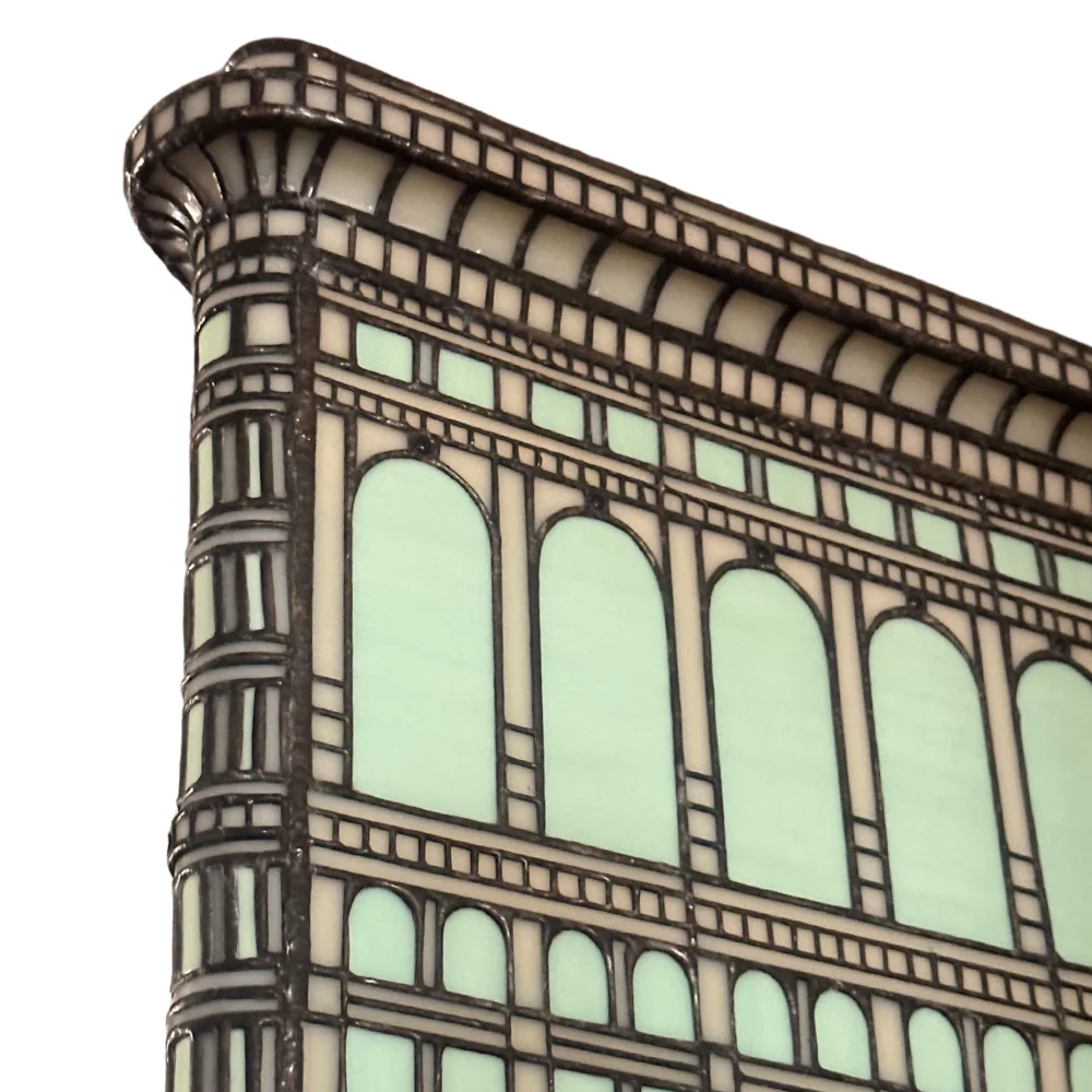 Glass Flatiron Building Light Sculpture by Adam Kurtzman - Image 7