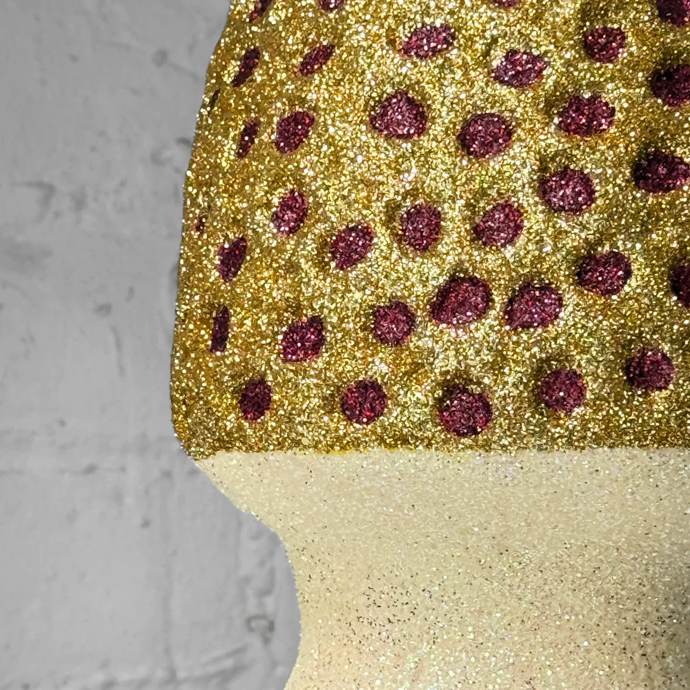 Glitter Morel Mushroom in Gold - Image 2