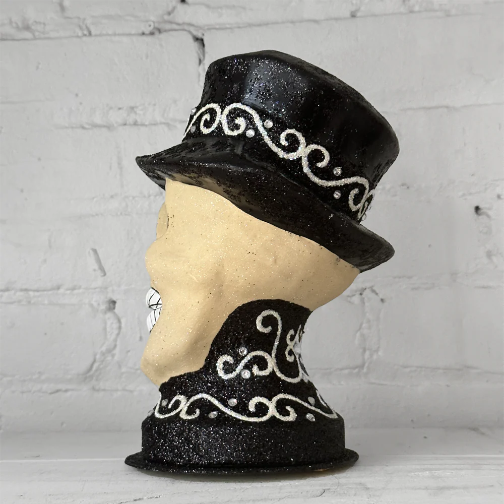 Glitter Skeleton with Hat - Image 4