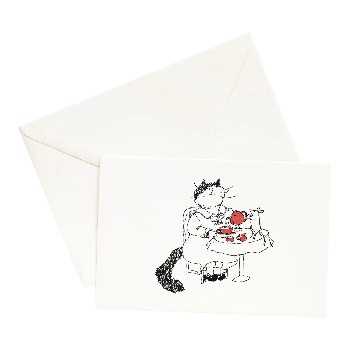 Grace Coddington "Blanket's Tea" Card & Envelope - Image 2