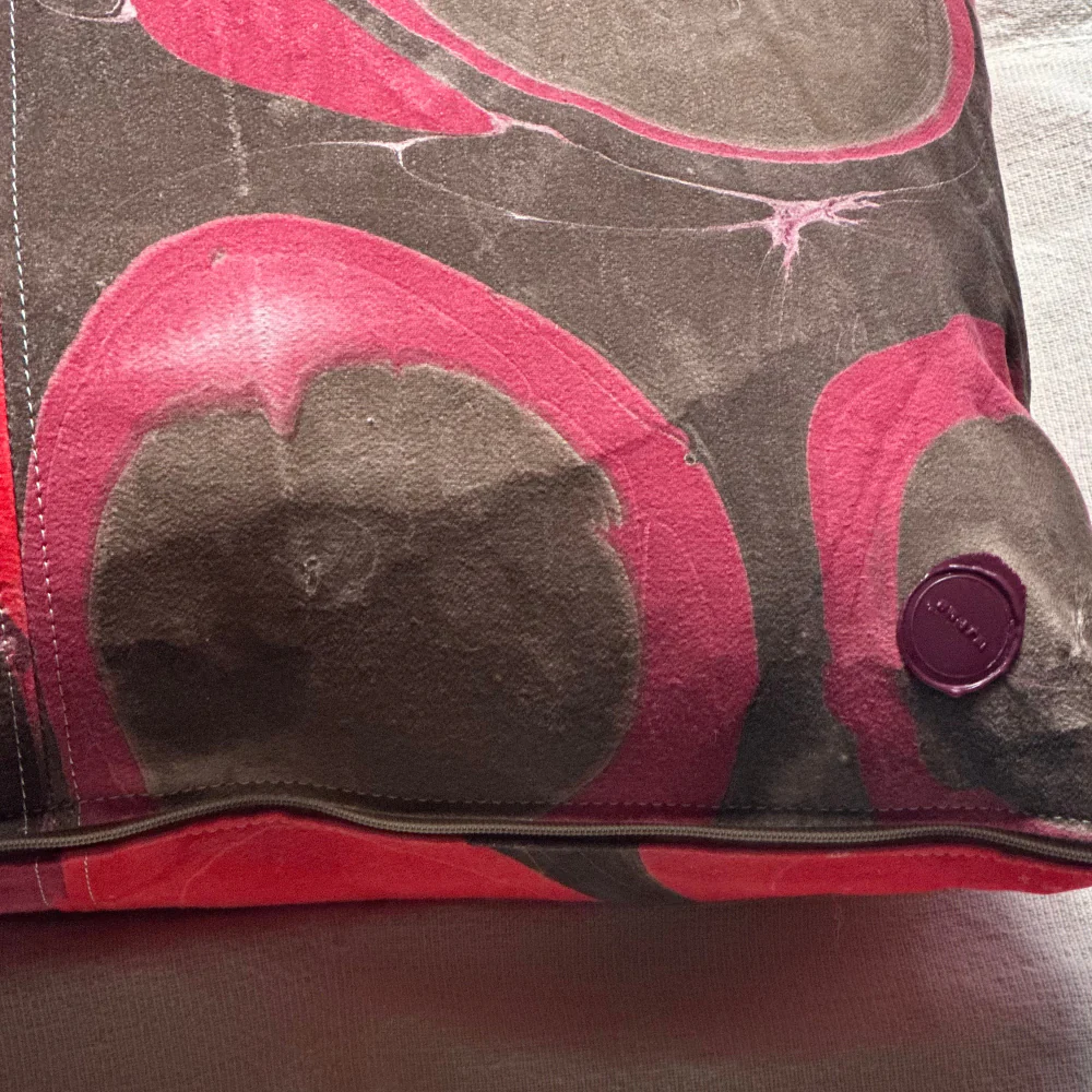 Hand Marbled One of a Kind Pillow #SC1206 - Image 3