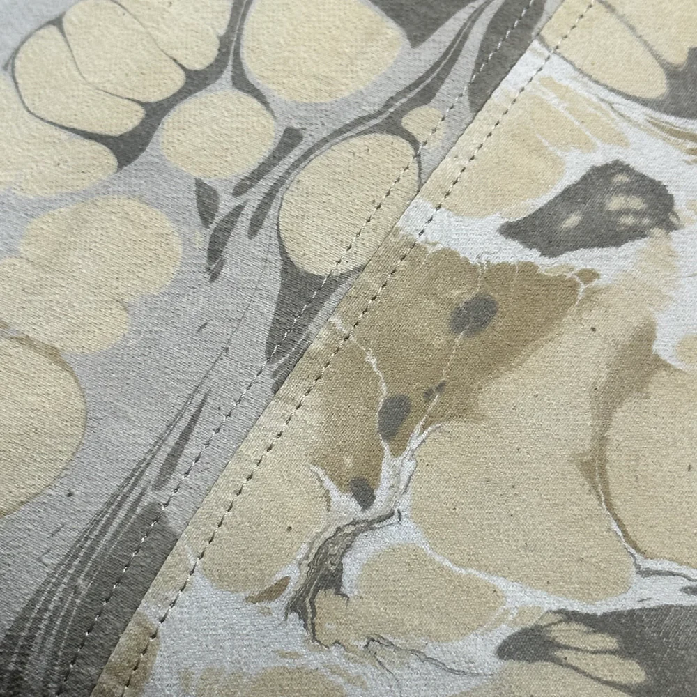 Hand Marbled One-of-a-Kind Pillow (SW03) - Image 5