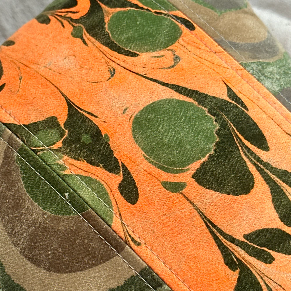 Hand Marbled One-of-a-Kind Pillow (SW717) - Image 4