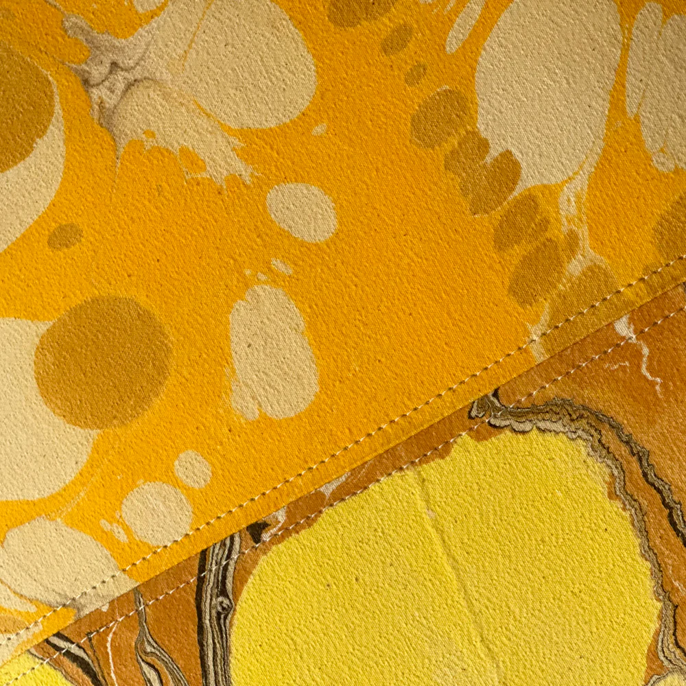 Hand Marbled One-of-a-Kind Pillow (SW727) - Image 5