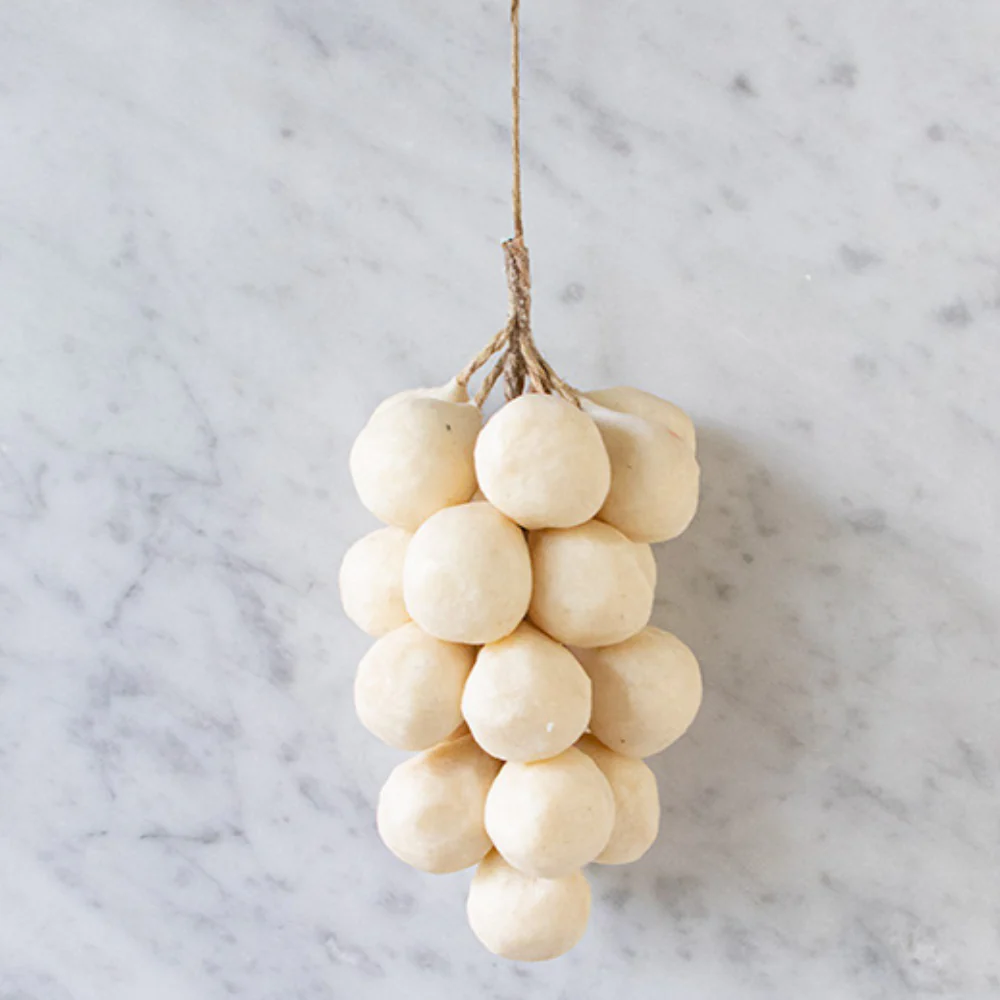 Handcrafted Grape Olive Oil Soap in Cream - Image 2
