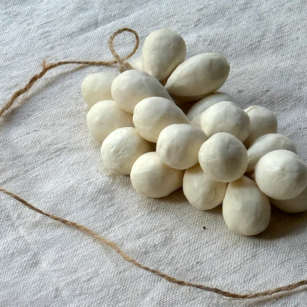 Handcrafted Grape Olive Oil Soap in Cream - Image 4