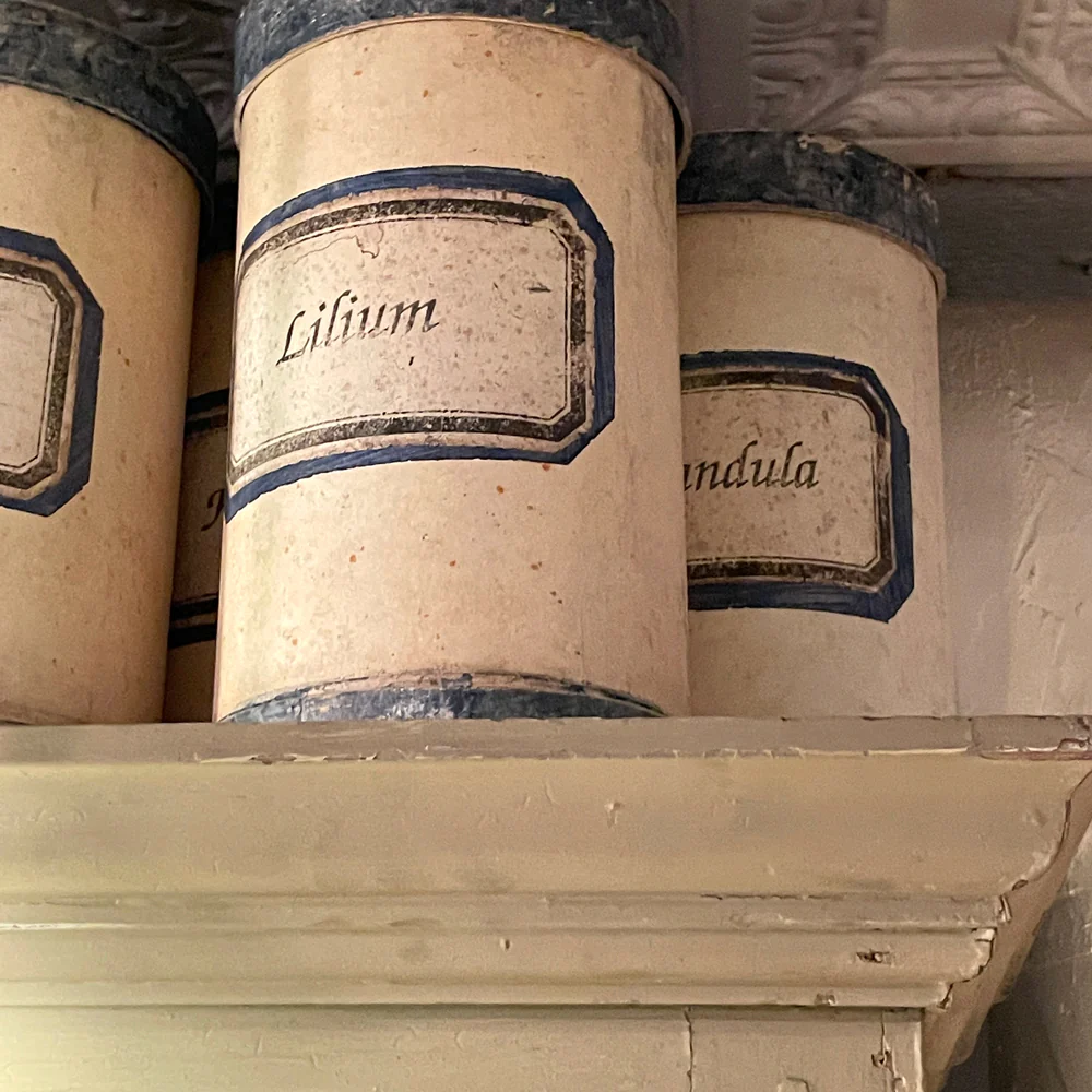 Handmade Italian Paper Boxes - Yellow with Blue Trim - Image 6