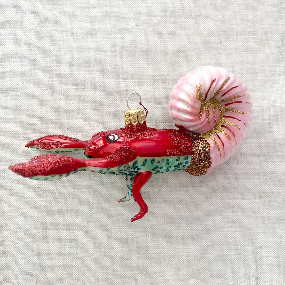 Hermit Crab with Pink Shell Ornament - Image 2