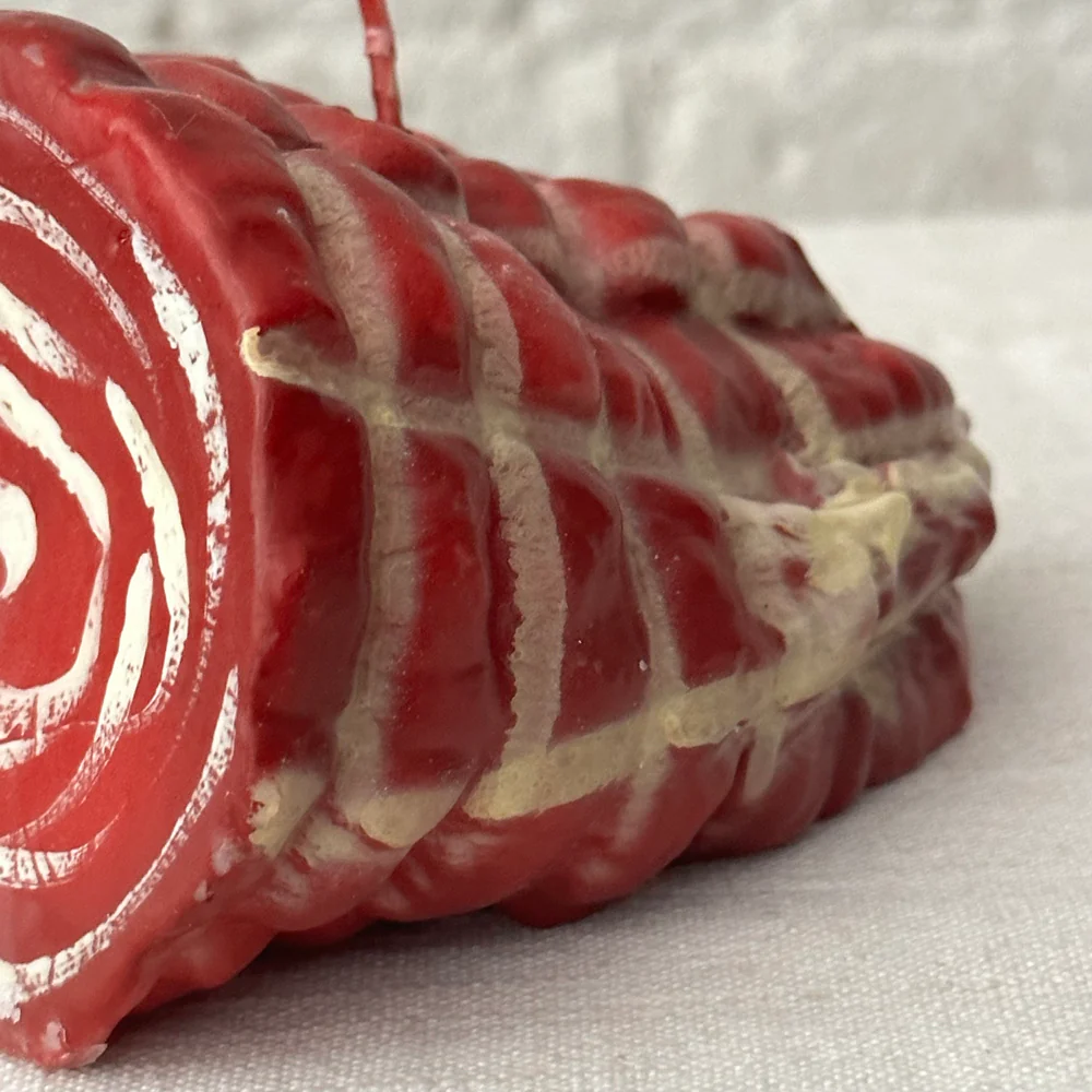Capocollo Wrapped Ham Candle - Image 3