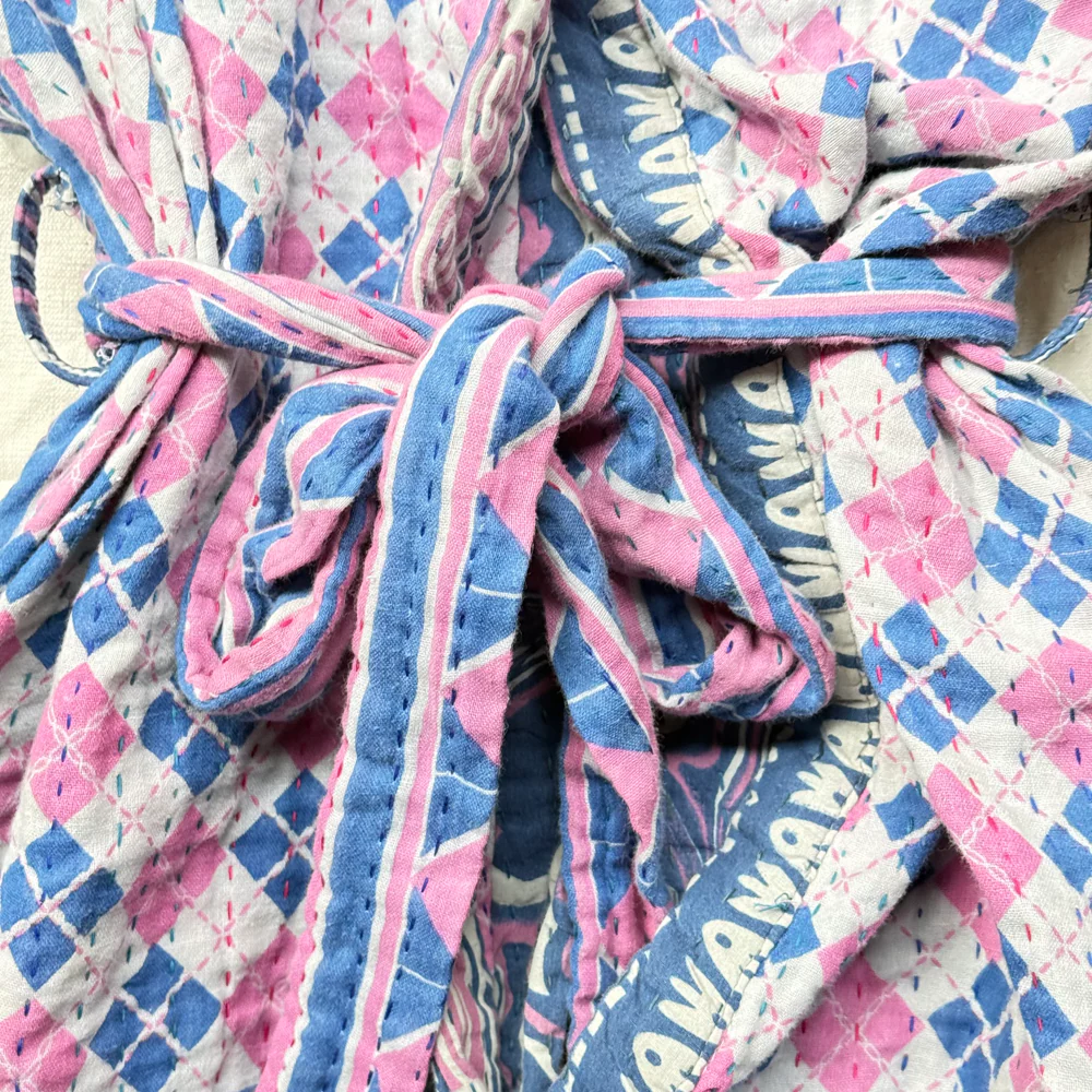 Jeanette Farrier Vintage Sari Robe #1 - Image 3