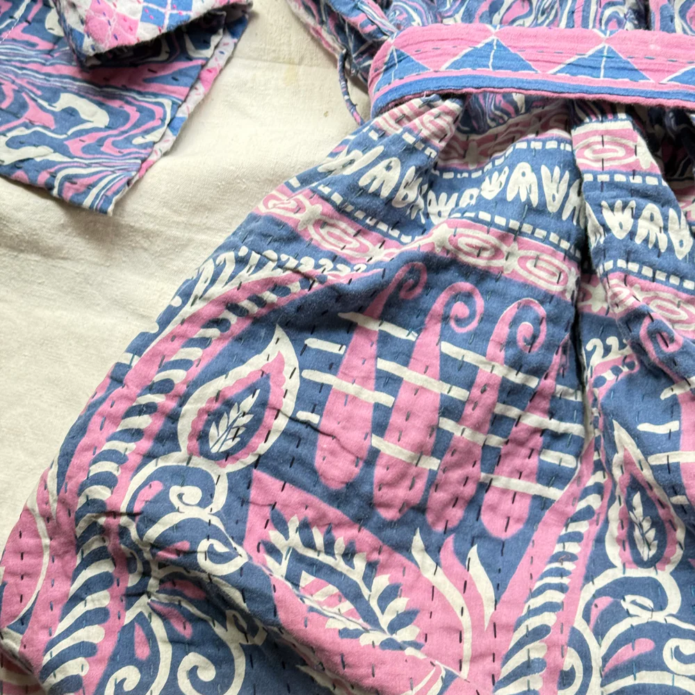 Jeanette Farrier Vintage Sari Robe #1 - Image 7