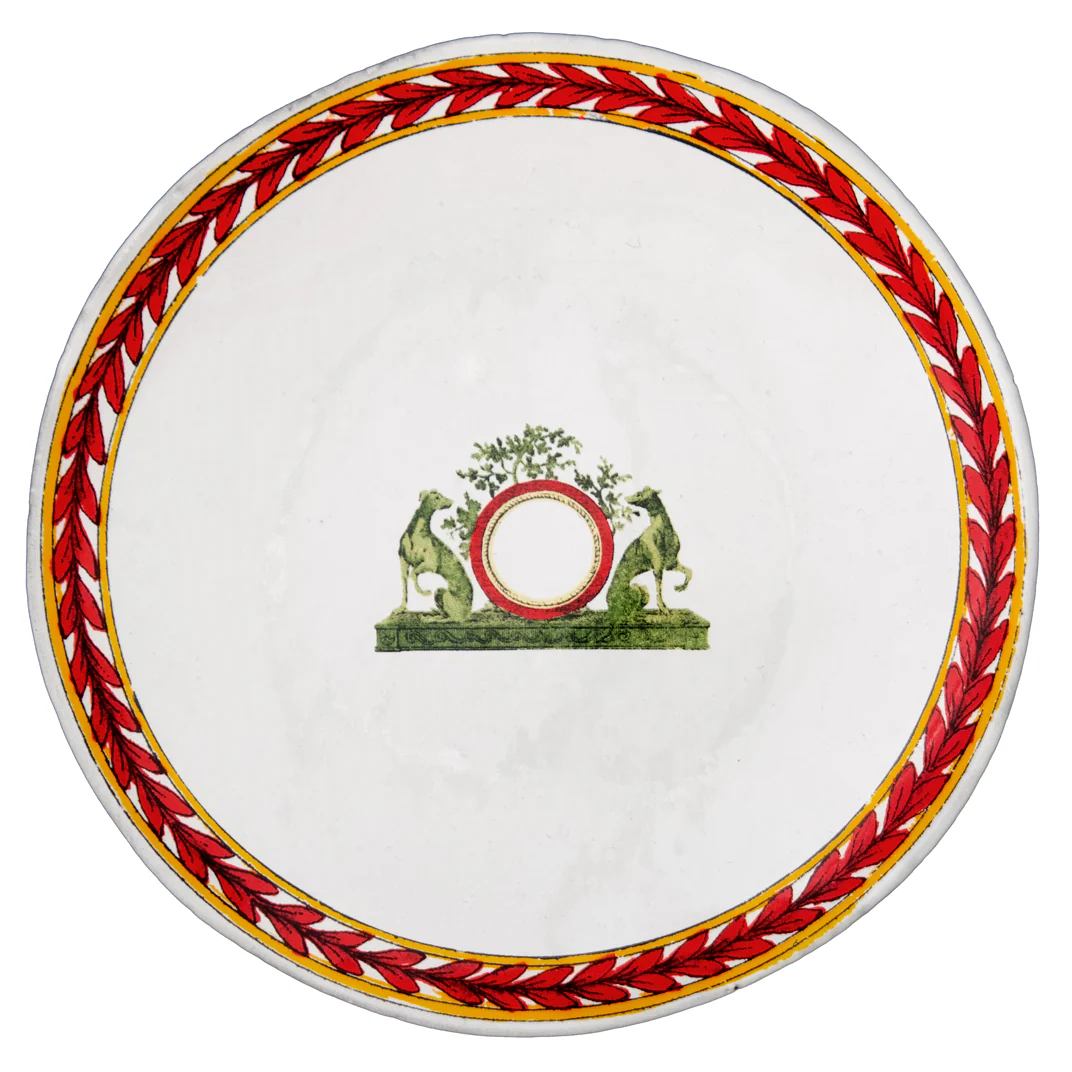 Dogs Coat of Arms Side Plate