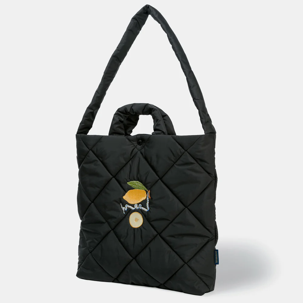 John Derian Lemon Quilted Tote Bag - Image 2