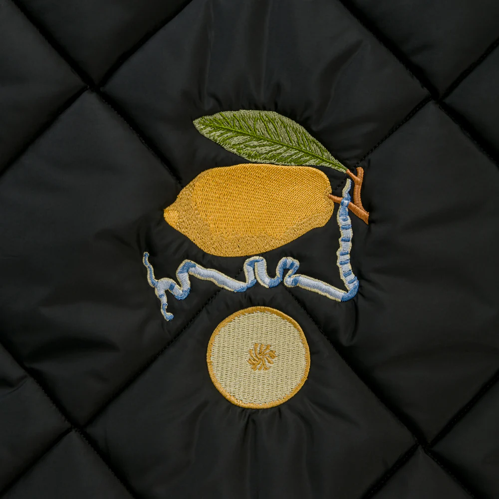 John Derian Lemon Quilted Tote Bag - Image 3