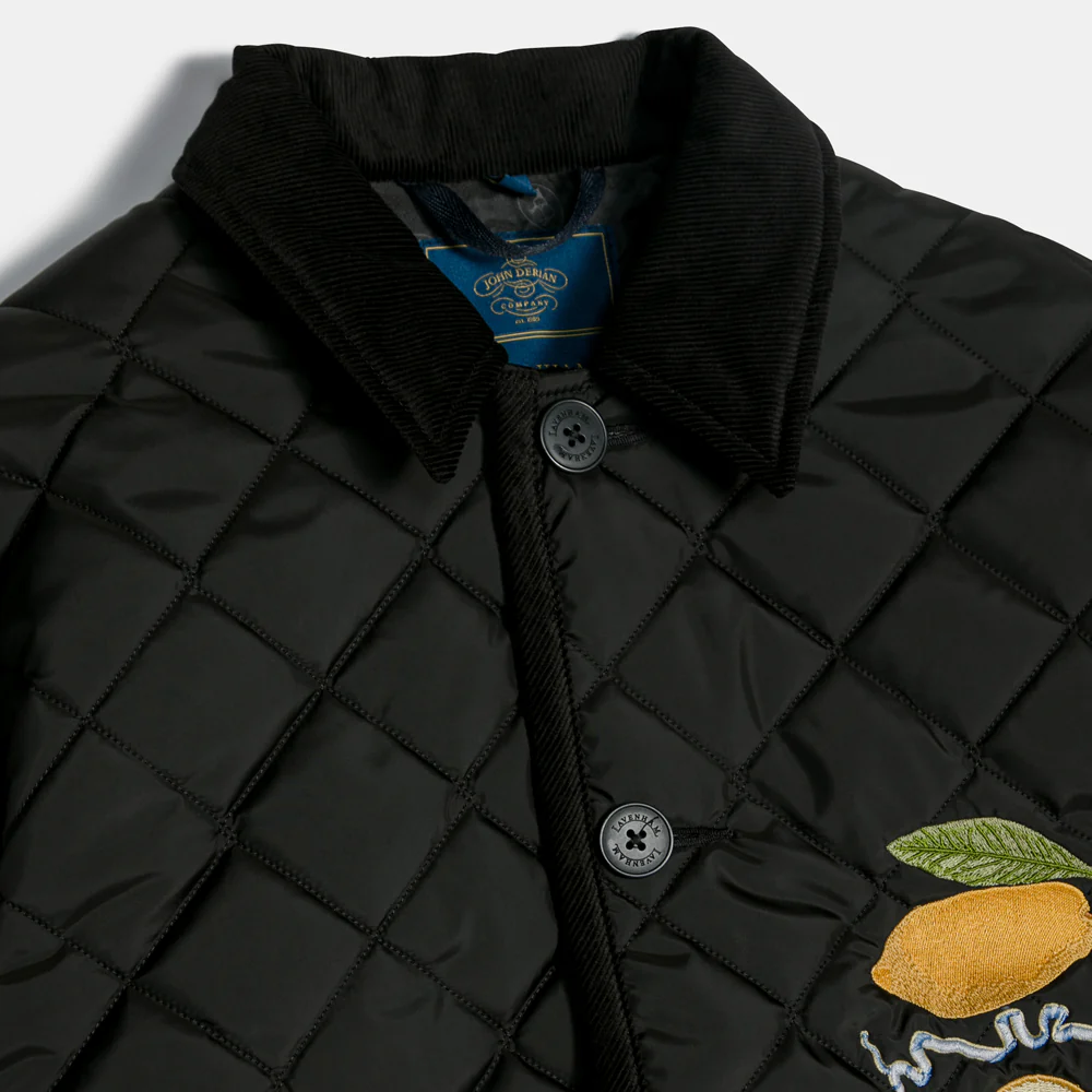 John Derian Lemon Teynham Women's Jacket in Black - Image 3