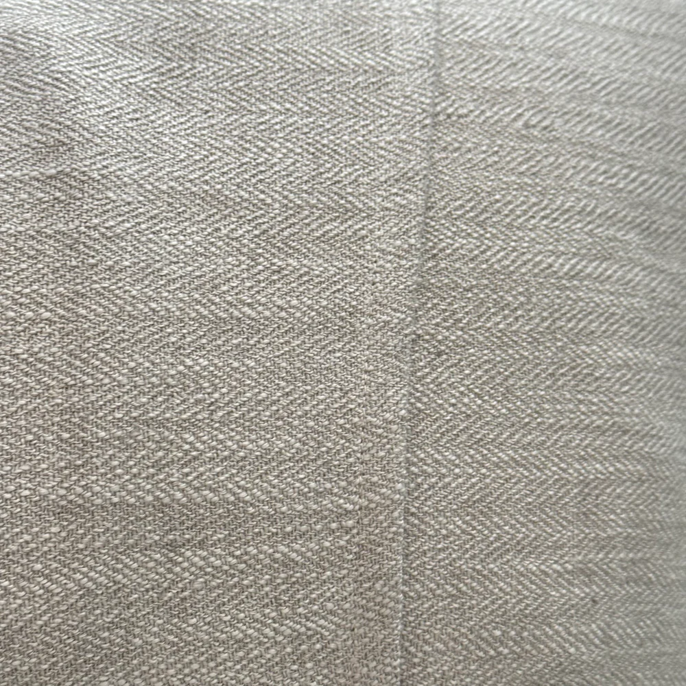 Large Canton Fringe Pillow in Green (No. 70A) with Linen Backing (#MD-03) - Image 5