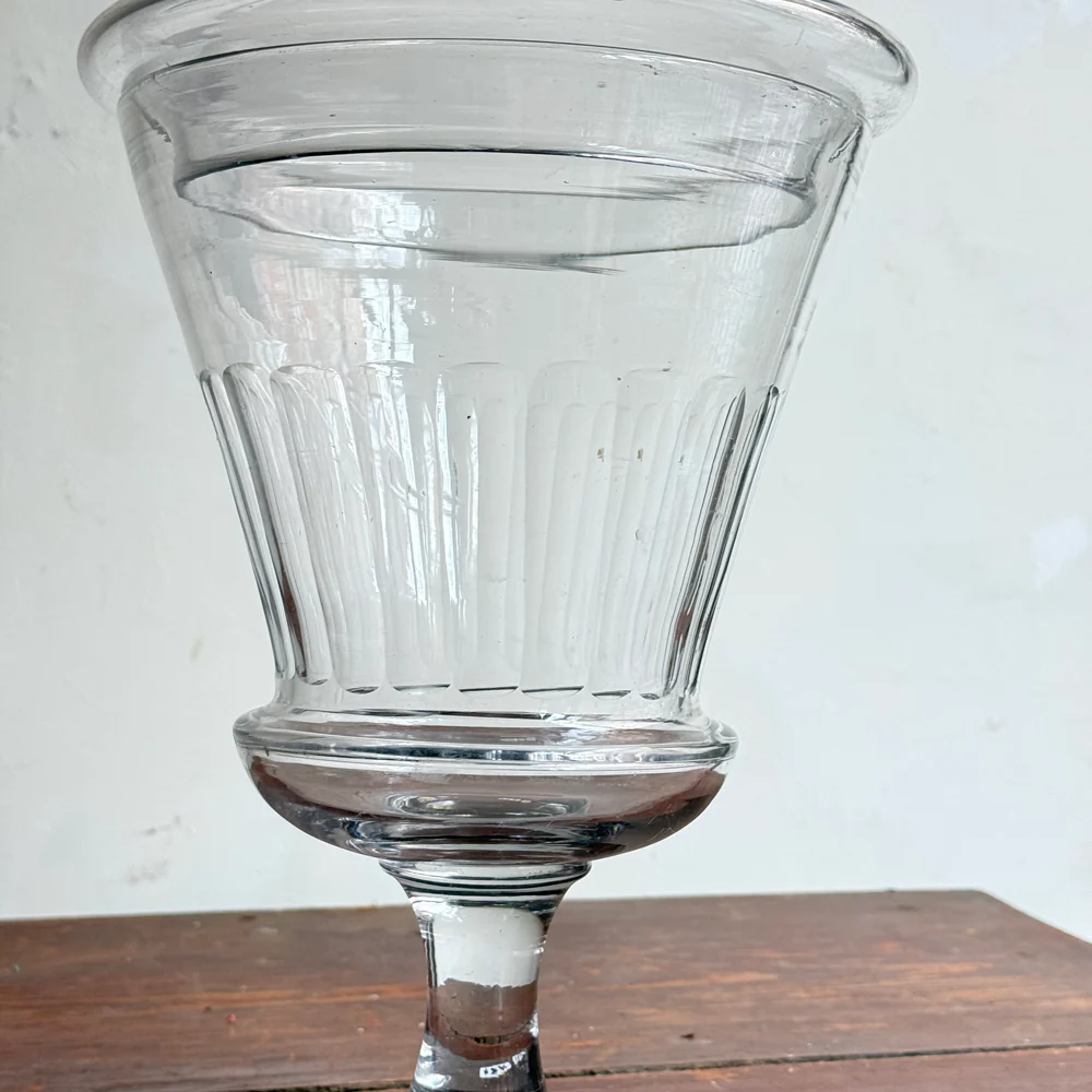 Large Footed 19th-century French Candy Jar (17K) - Image 2