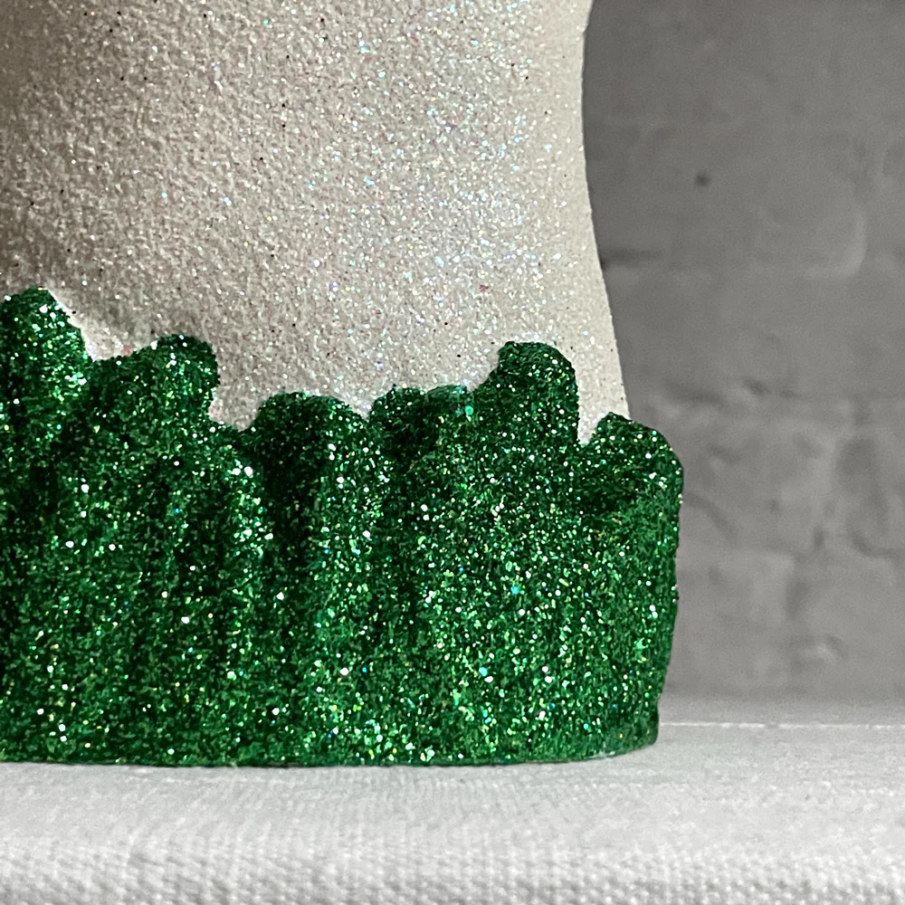 Large Glitter Mushroom in Red - Image 3