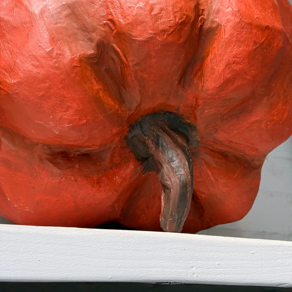 Large Papier-Mâché Pumpkin - Image 2