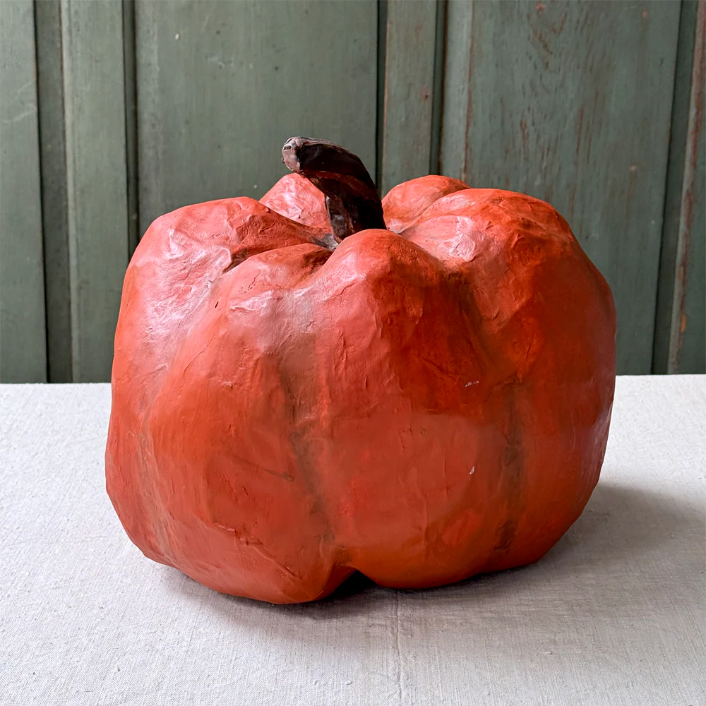 Large Papier-Mâché Pumpkin - Image 3