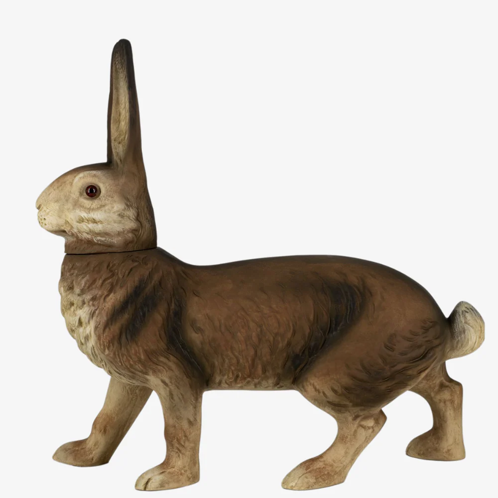 Large Walking Brown Easter Hare Container - Image 2