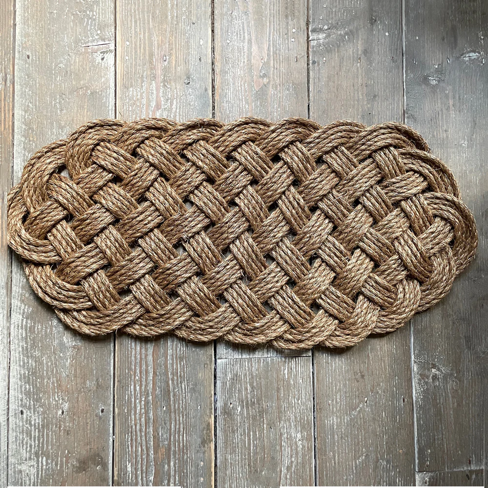 Large Woven Nautical Rope Mat - Image 2