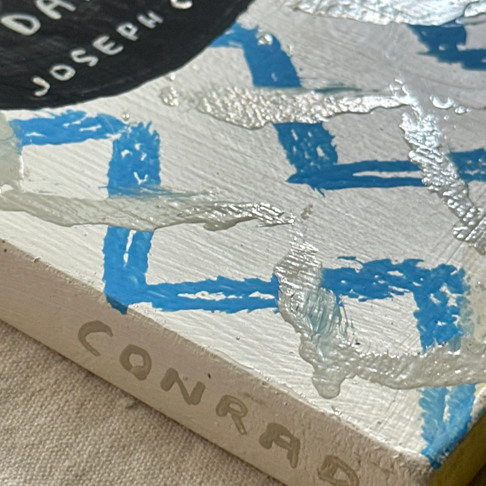Leanne Shapton "Heart of Darkness" Painted Wooden Book - Image 3
