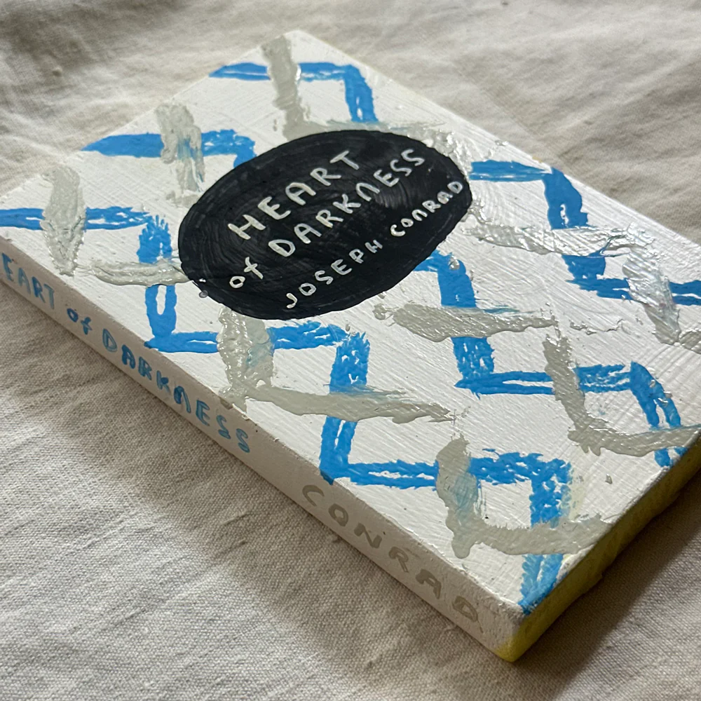 Leanne Shapton "Heart of Darkness" Painted Wooden Book - Image 5