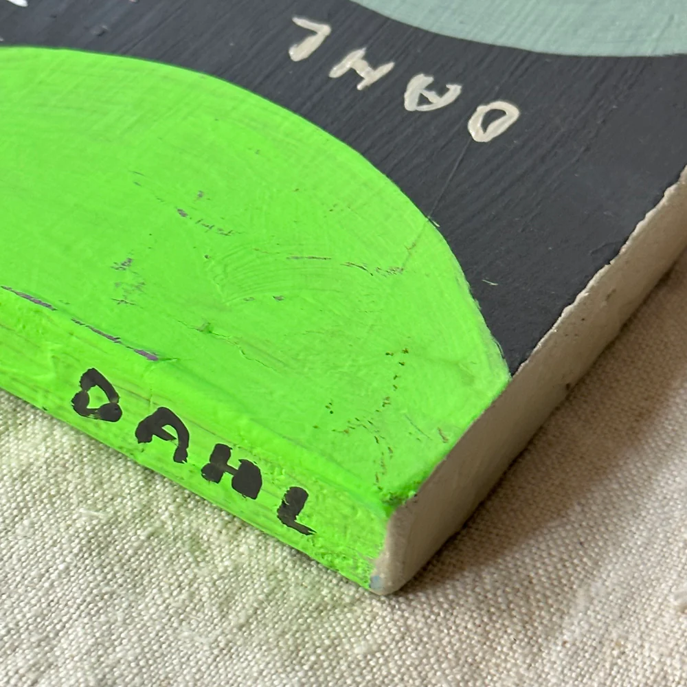 Leanne Shapton "Kiss Kiss" Painted Wooden Book - Image 2