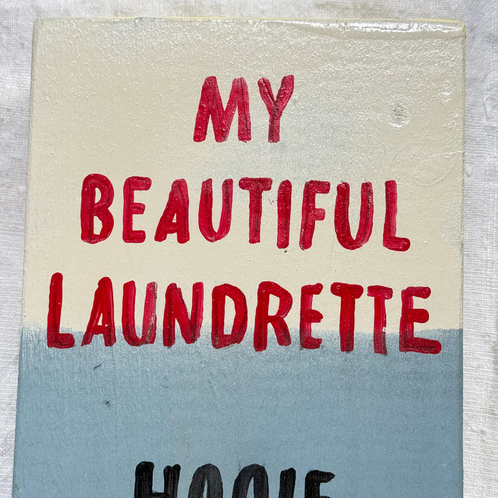 Leanne Shapton "My Beautiful Laundrette" Painted Wooden Book - Image 4