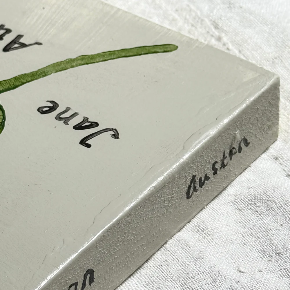 Leanne Shapton "Persuasion" Painted Wooden Book - Image 3