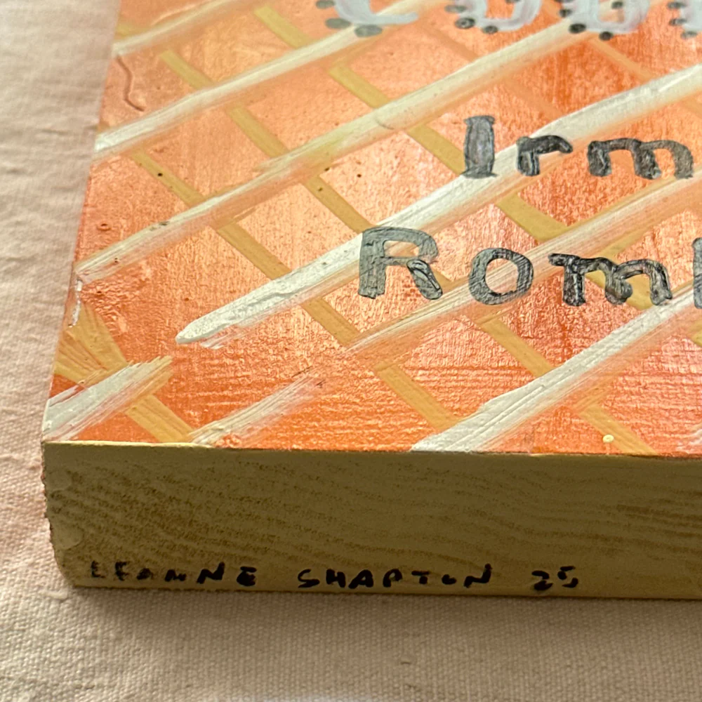 Leanne Shapton "The Joy of Cooking" Painted Wooden Book - Image 2