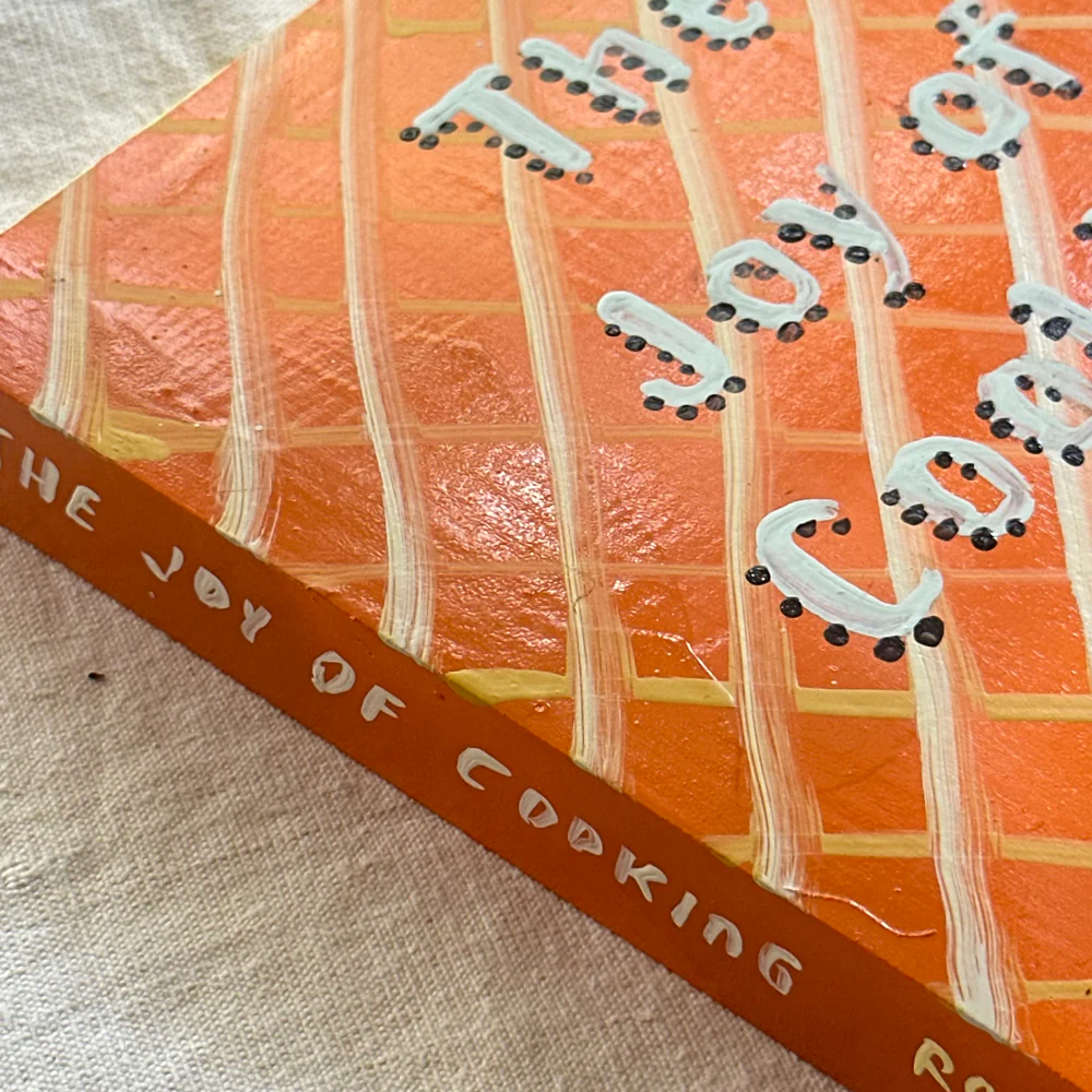 Leanne Shapton "The Joy of Cooking" Painted Wooden Book - Image 3