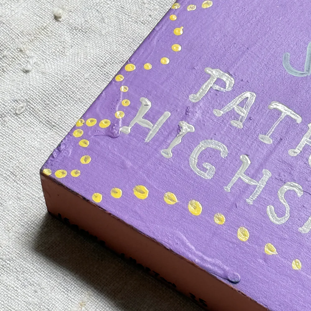 Leanne Shapton "The Price of Salt" Painted Wooden Book - Image 2