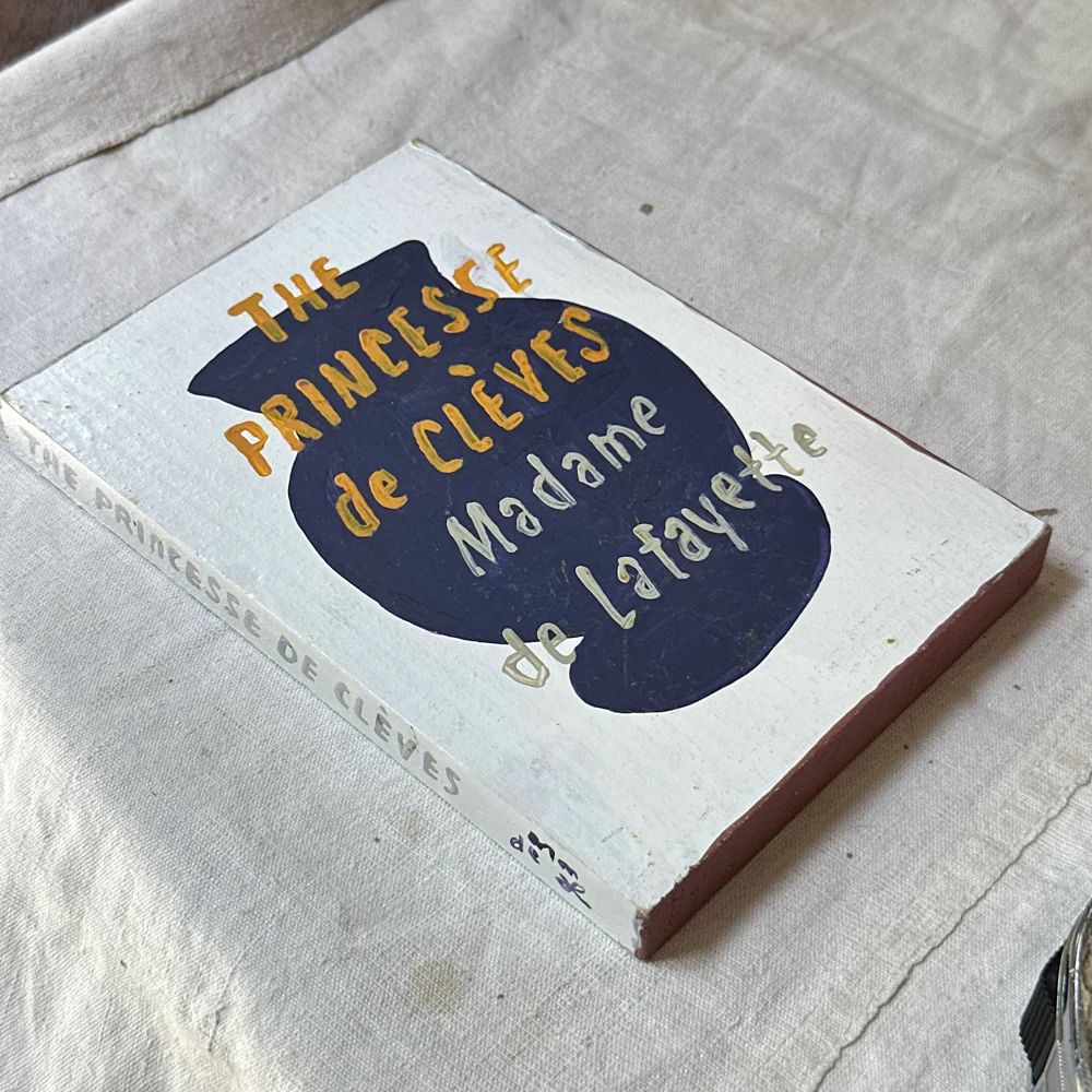 Leanne Shapton "The Princesse of Cléves" Painted Wooden Book - Image 2