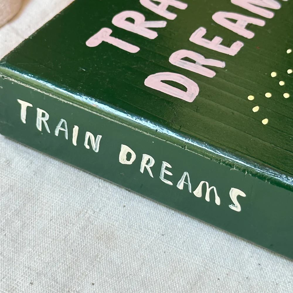 Leanne Shapton "Train Dreams" Painted Wooden Book - Image 2