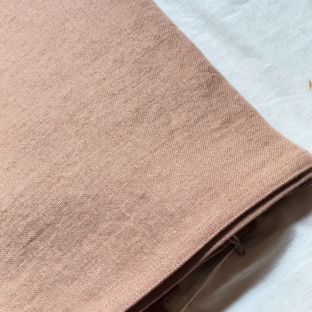 Libeco Hudson Linen King Bedcover in Cinnamon - Image 2